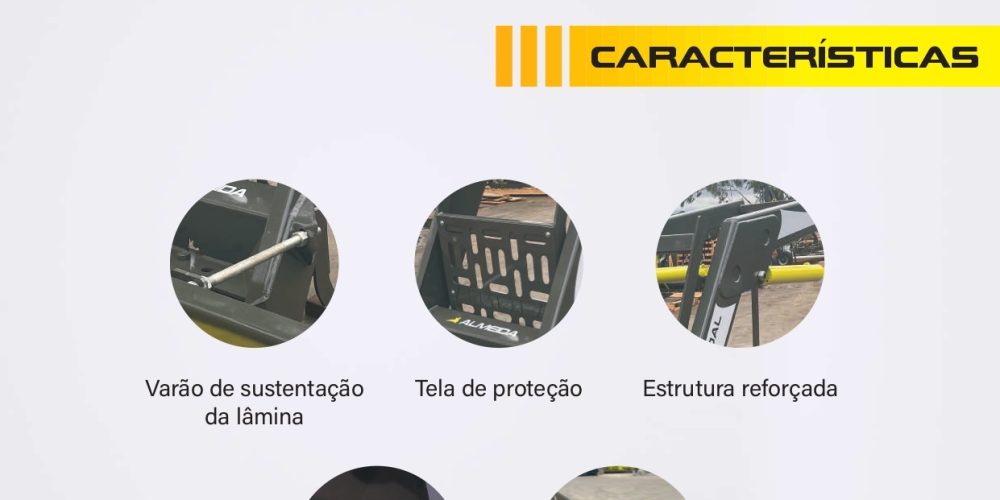 Conjunto de lâmina dianteira ALMEIDA PDAL 1000