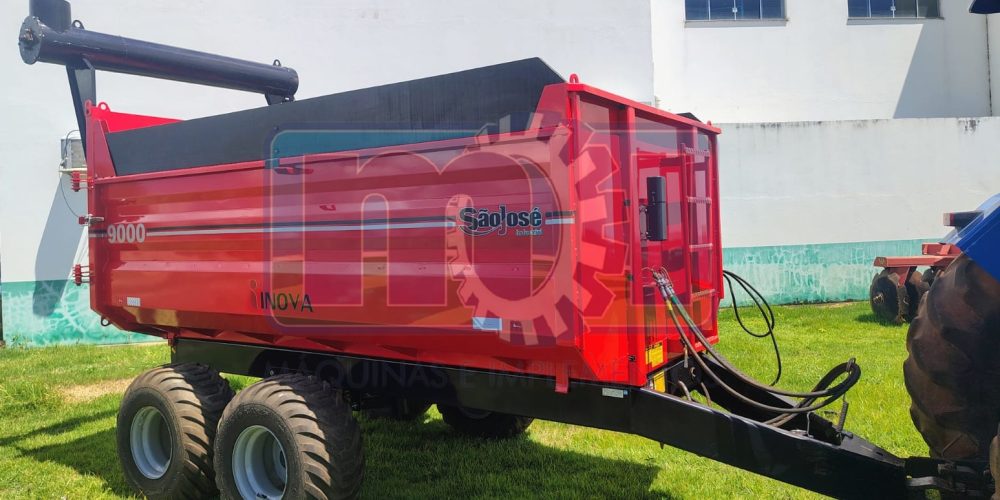 Carreta Agrícola Basculante 9000L - São José Industrial com Caracol