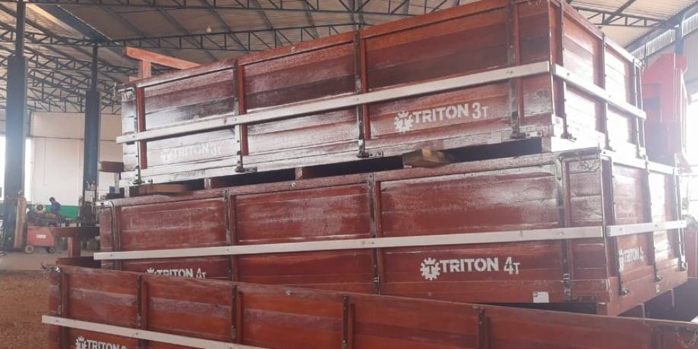 Carreta de Madeira Triton – 3 Toneladas (Eixo e Rodado Simples – Sem Pneu)