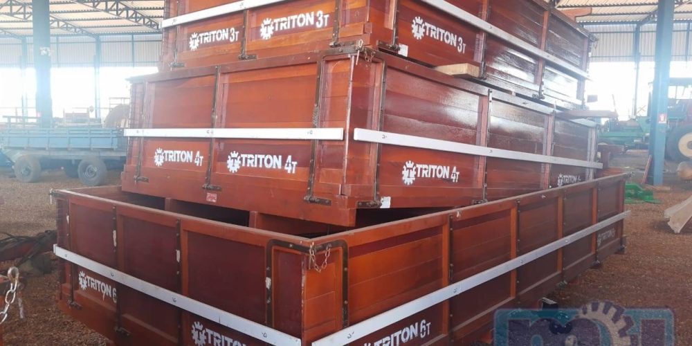 Carreta de Madeira Triton – 3 Toneladas (Eixo e Rodado Simples – Sem Pneu)