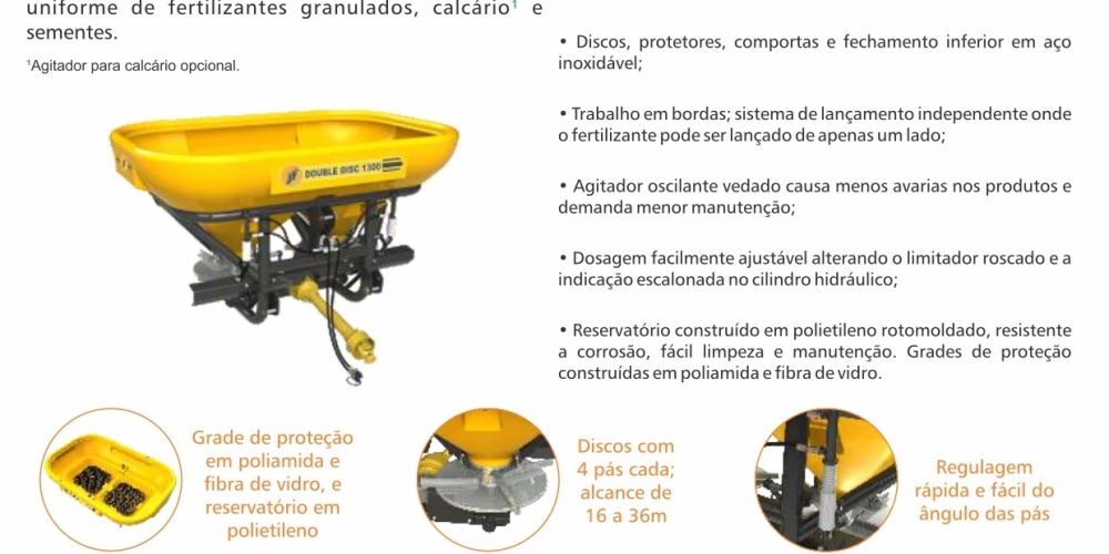 Distribuidor Disco Duplo JF 1300