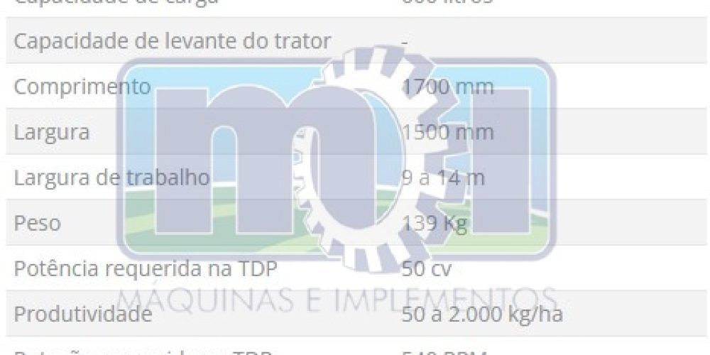 Distribuidor de Fertilizantes JF Maestro 600