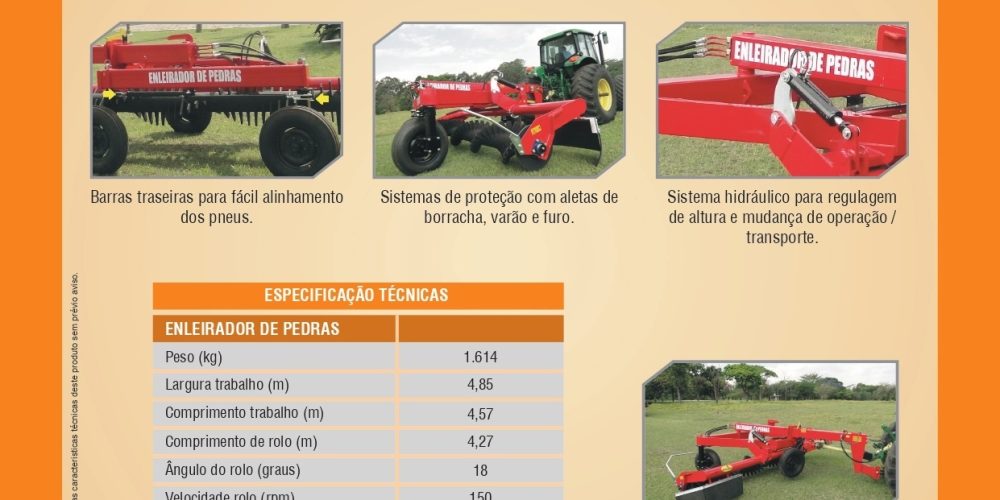 Enleirador de Pedras EL 5000