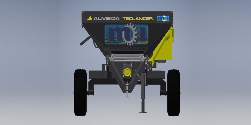 Distribuidor de Calcário e Fertilizantes TECLANCER 3.0 e TECLANCER 6.0