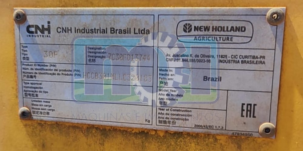 Plataforma de Corte New Holland 740CF SuperFlex de 30 pés