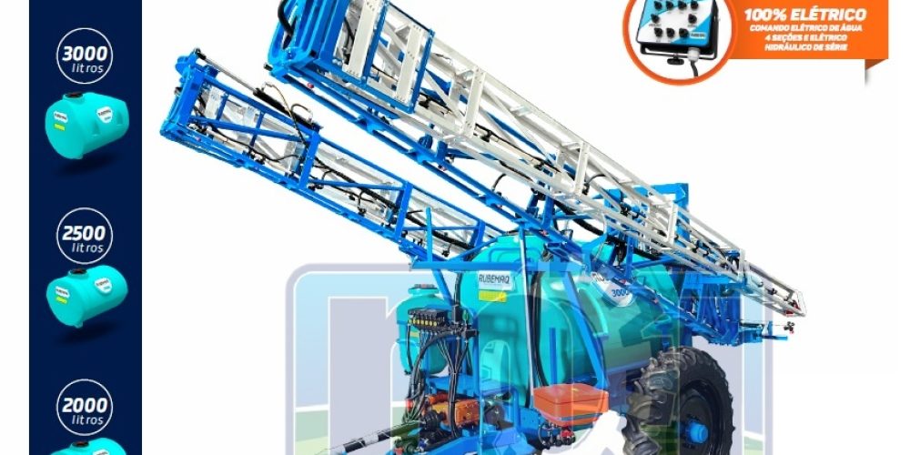Pulverizador RUBEMAQ - 2000 2500 3000 Litros Horizontal Cross
