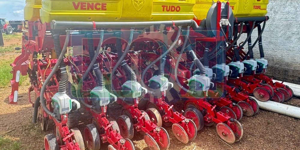 Plantadeira Vence Tudo Tiger Flex 11200 Pneumática 10 linhas