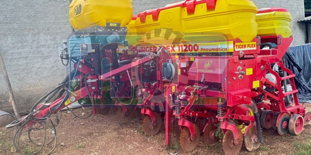 Plantadeira Vence Tudo Tiger Flex 11200 Pneumática 10 linhas